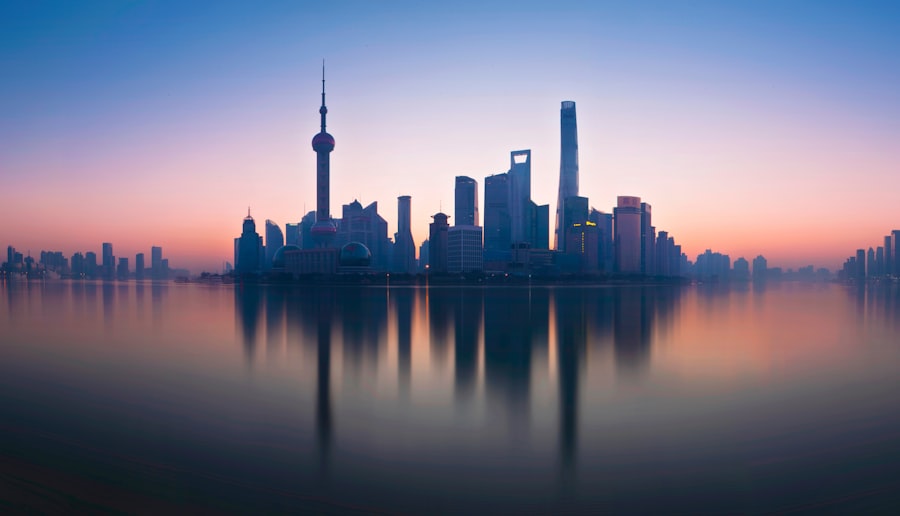 Shanghai China skyline
